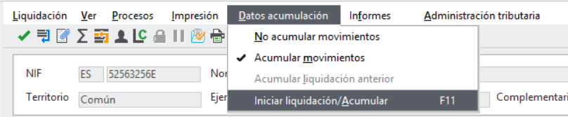 acumular individual